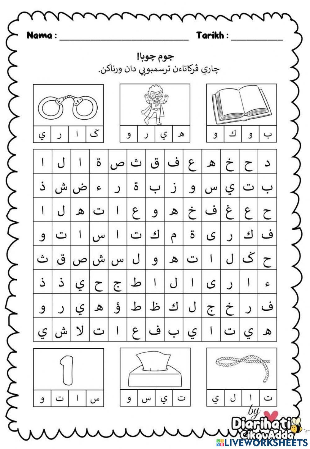 Jawi: Perkataan Suku Kata Terbuka