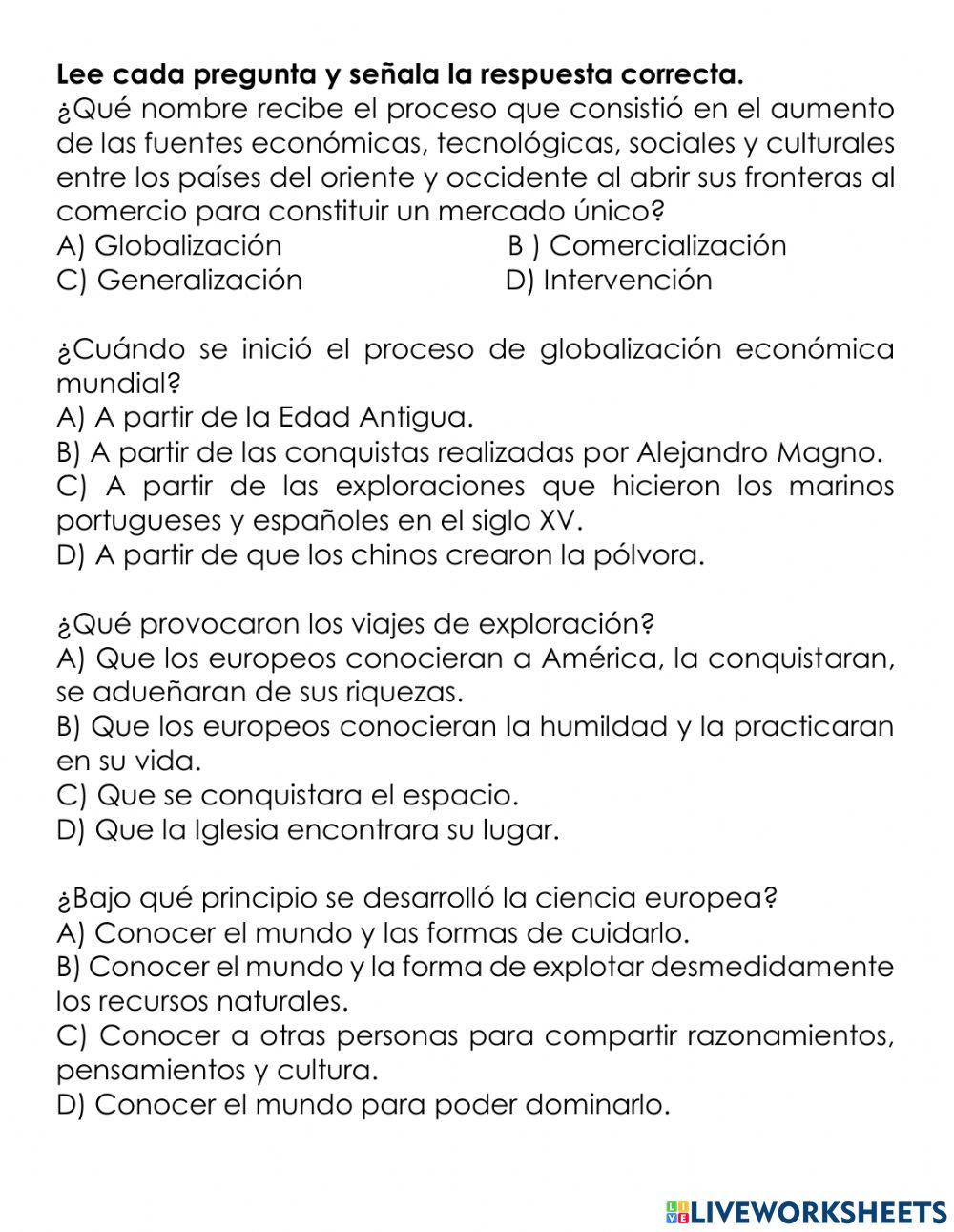 Actividad viajes de exploración