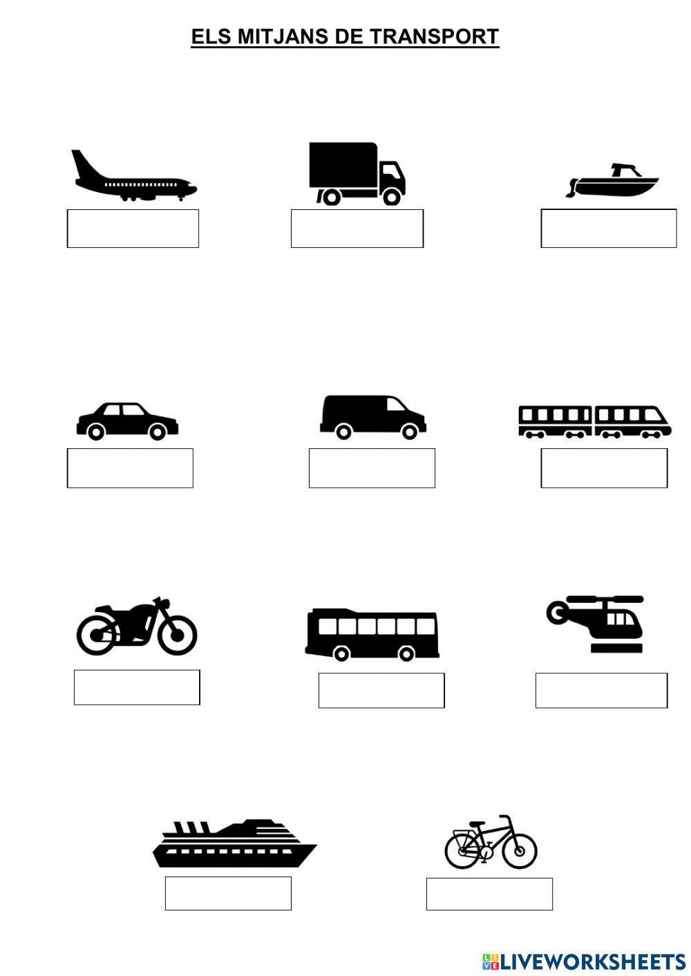 Els mitjans de transport