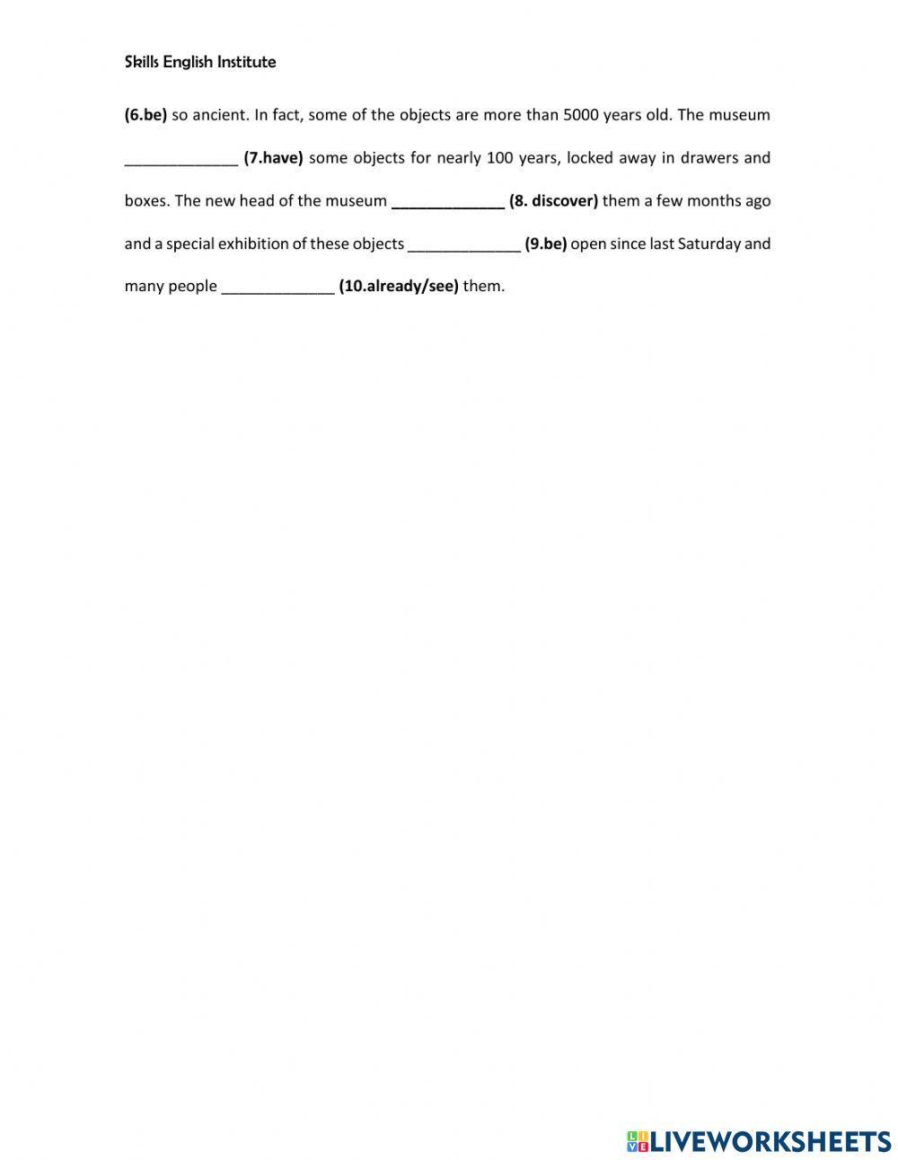 PET - Use of English TT1