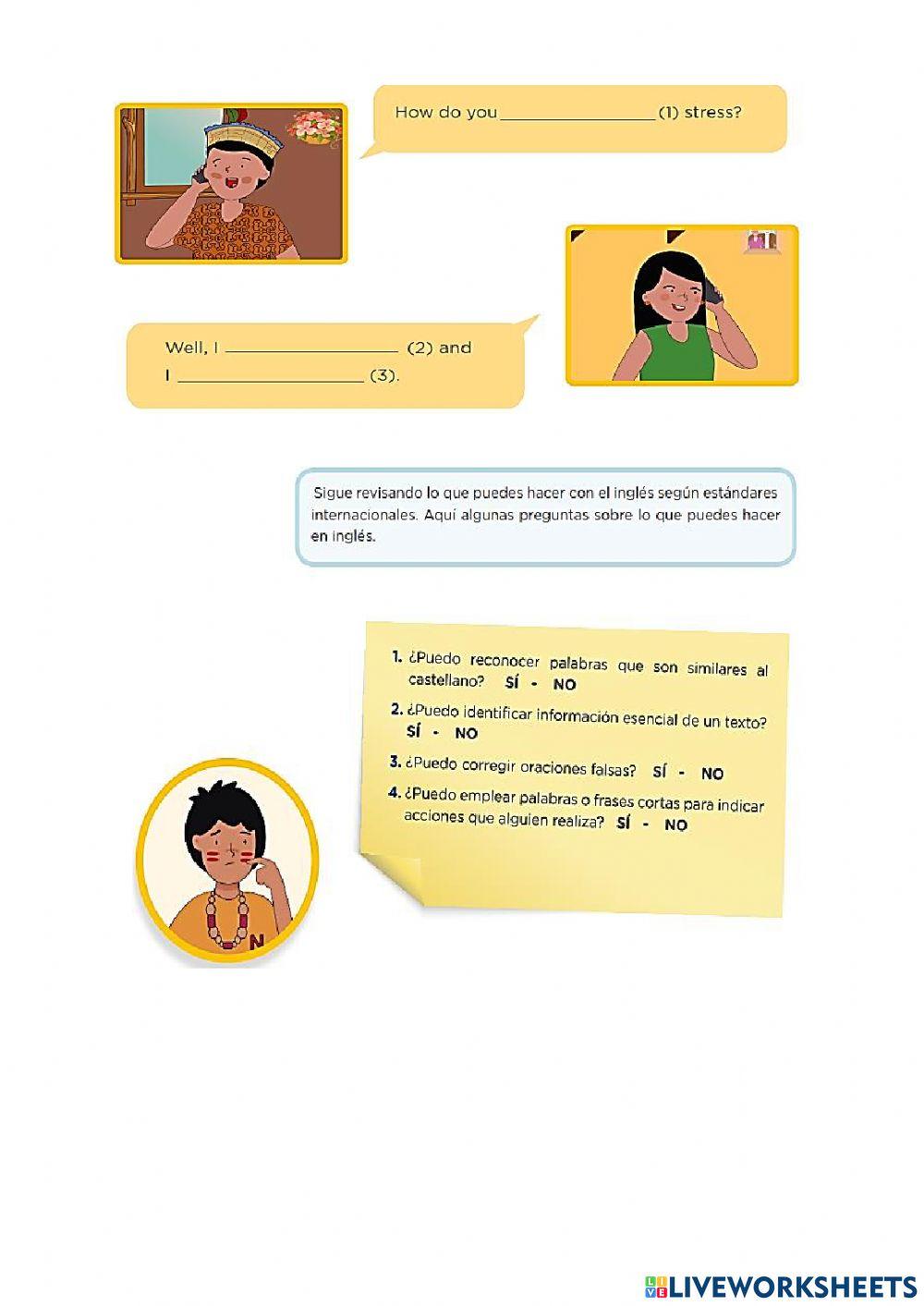 Let’s Reduce Stress:Experience 3- Activity 3- A2