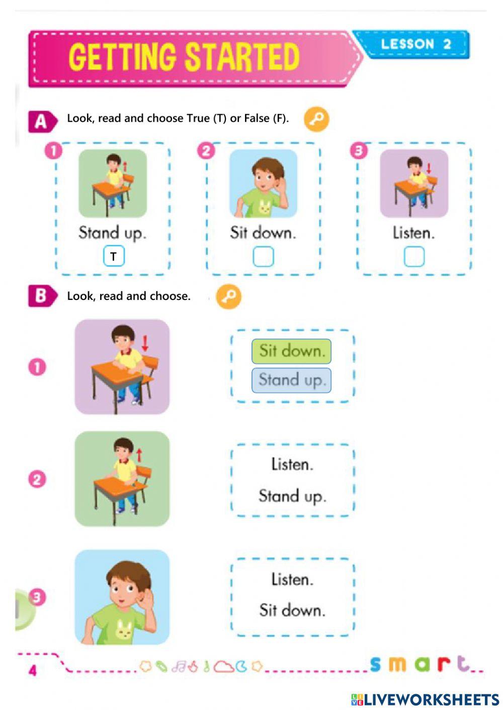Smart Start - Grade 1 - Getting started