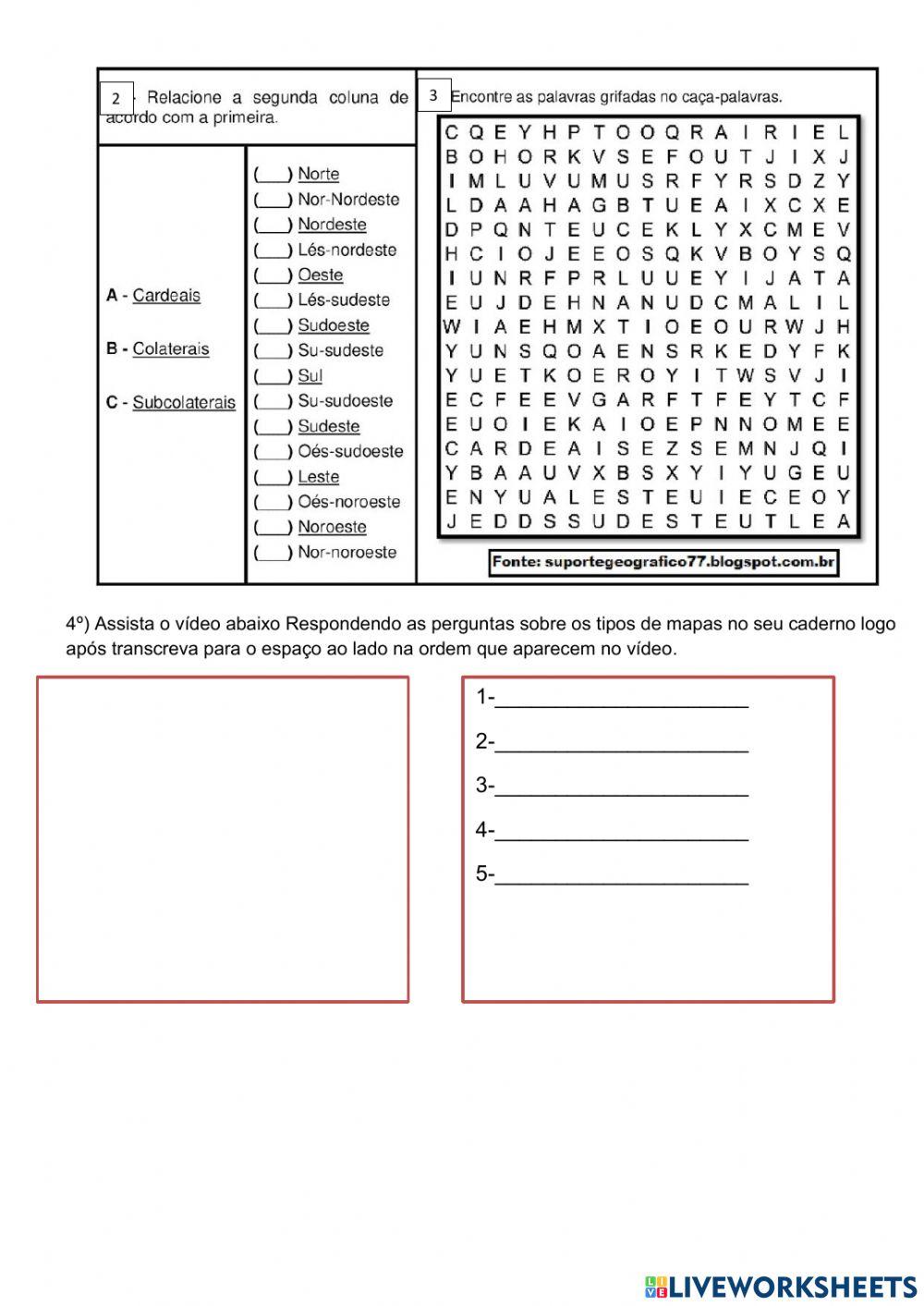 Orientação no espaço geográfico