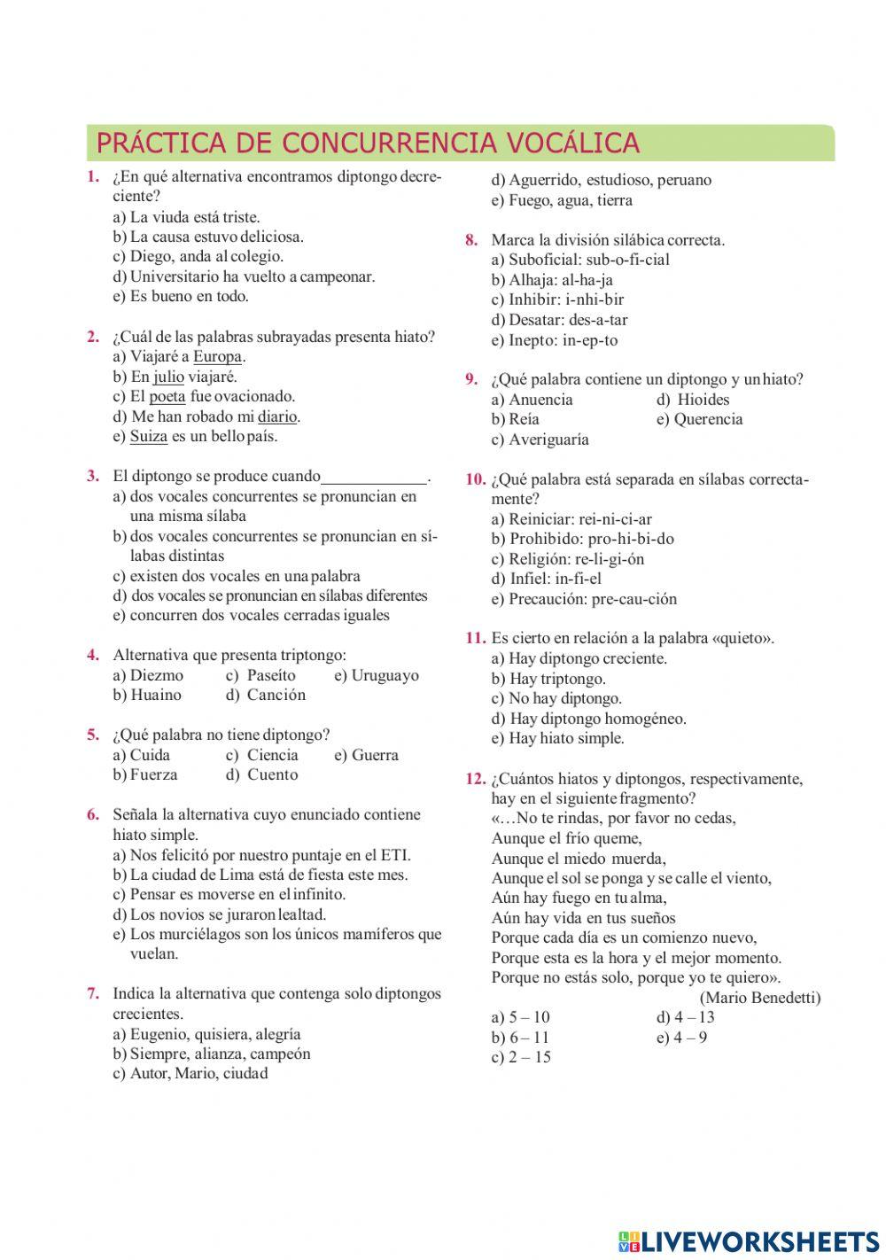 Concurrencia vocálica