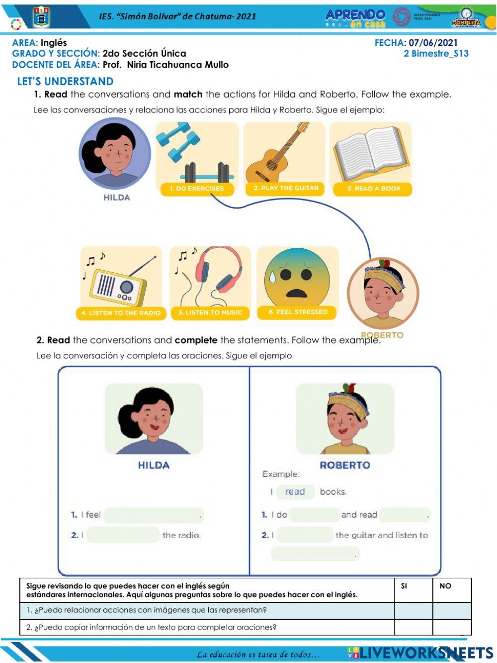 Activity 3: Reduce Stress (PRE-A1)