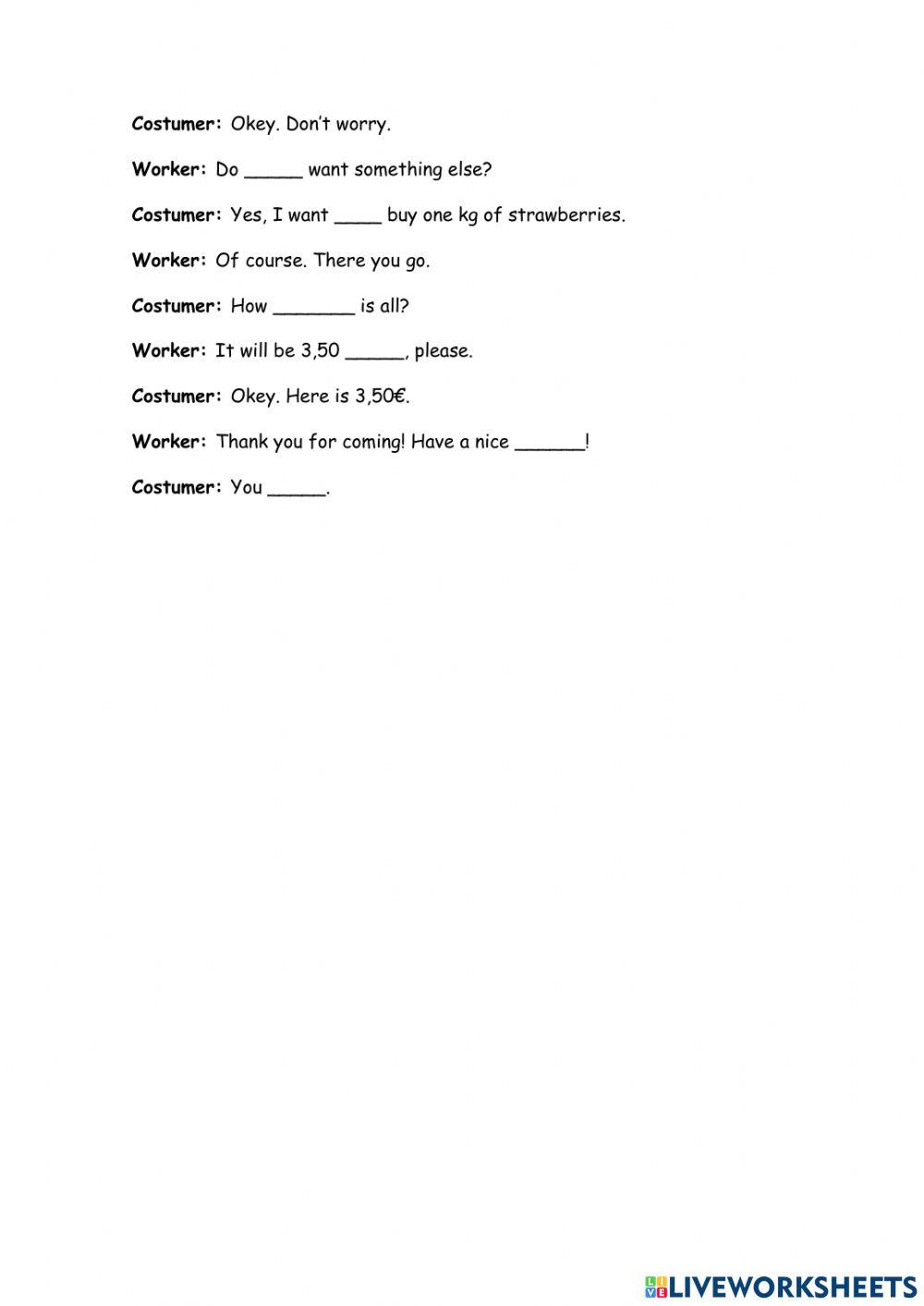 English exam (6th-B)