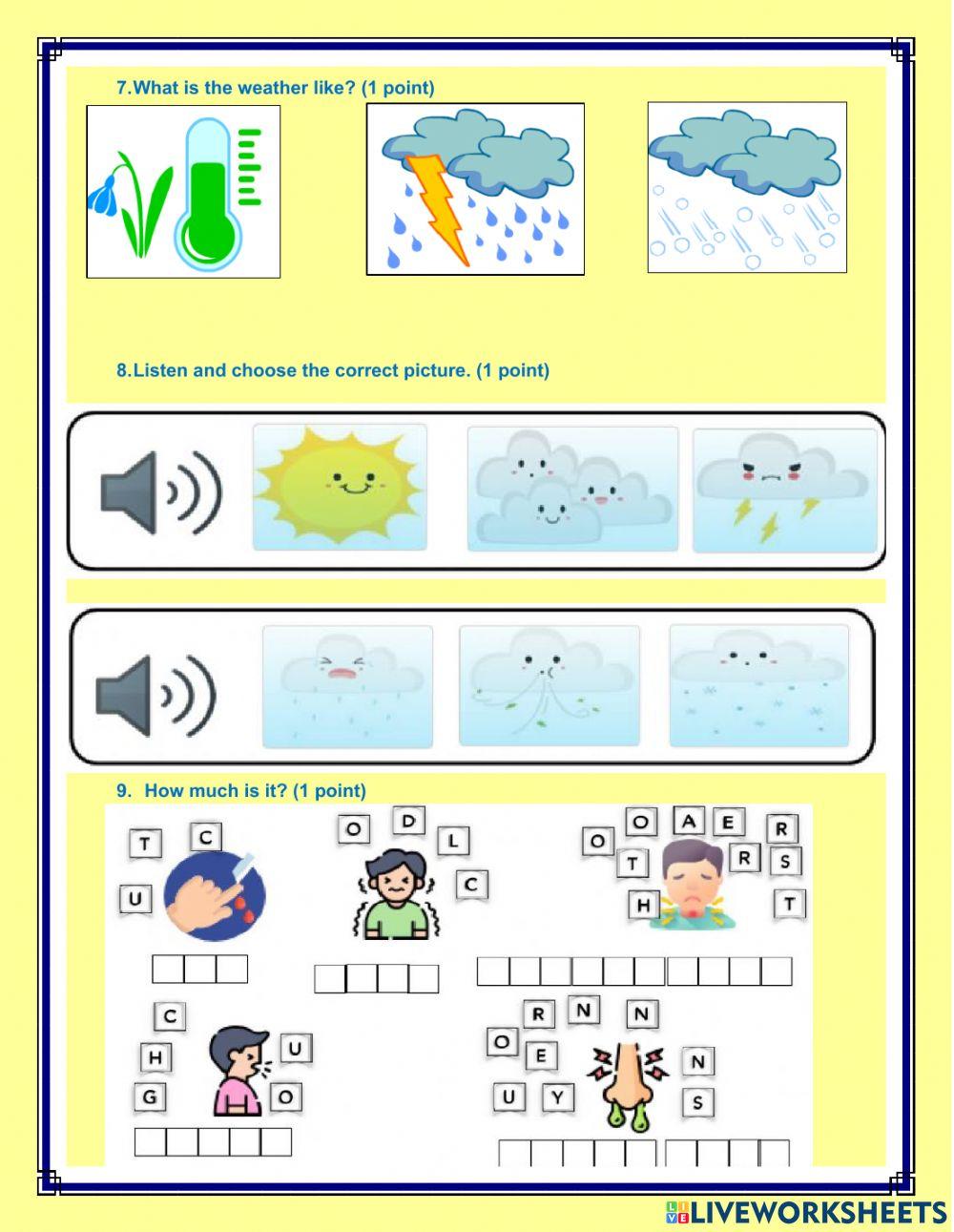 9no EBG Second Quimester Test