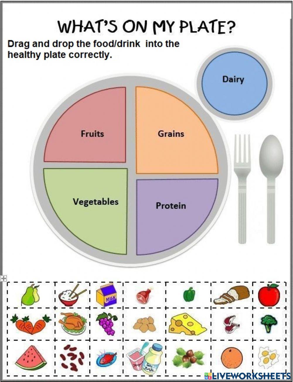 My healthy plate free interactive worksheets 6625252