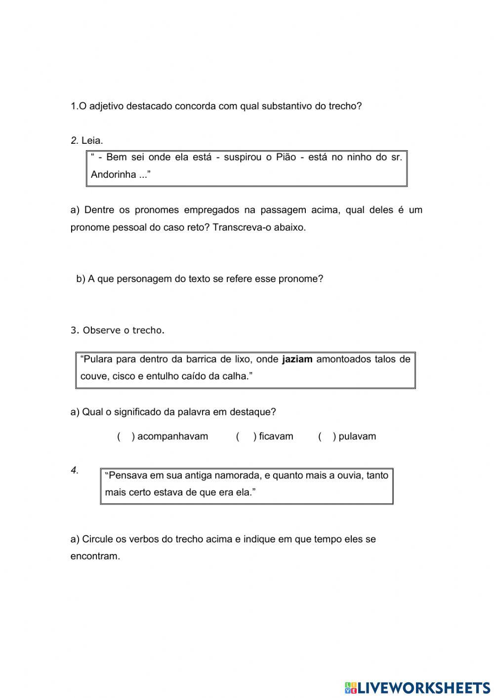 AV1 de Redação- 2º período