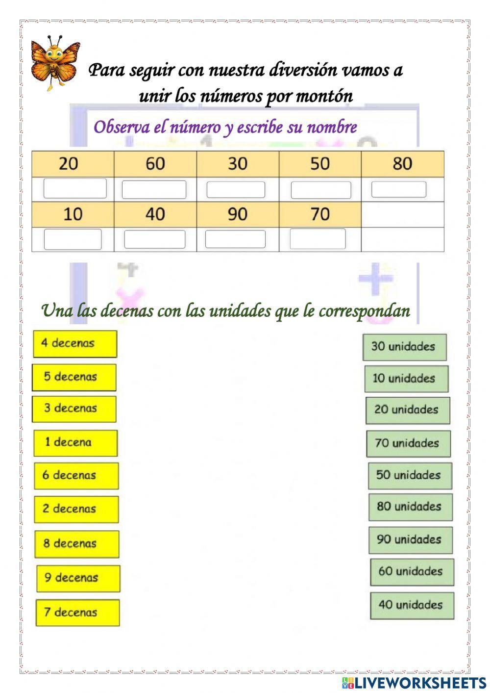 Escritura de cantidades