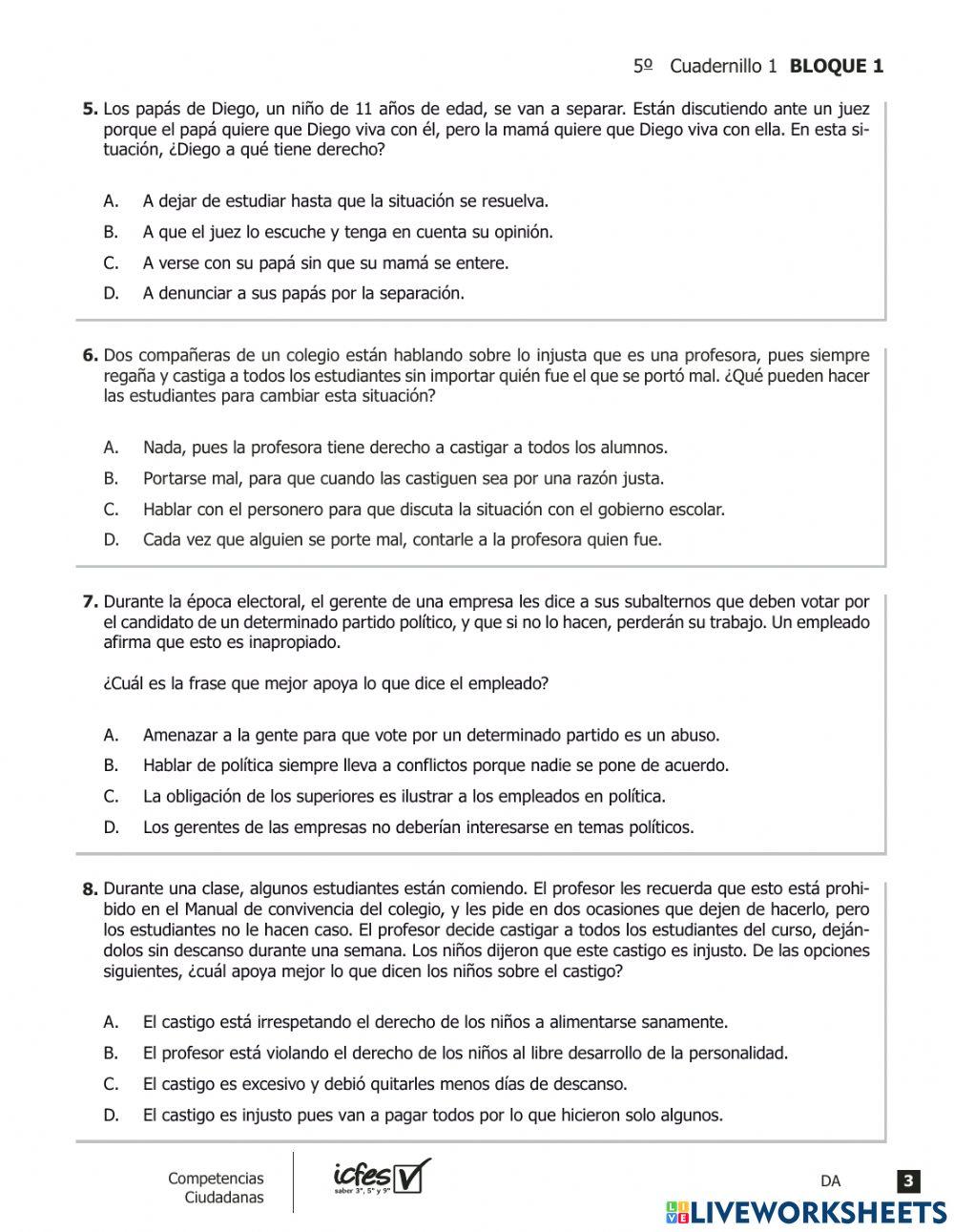 Prueba saber Sociales 201251p