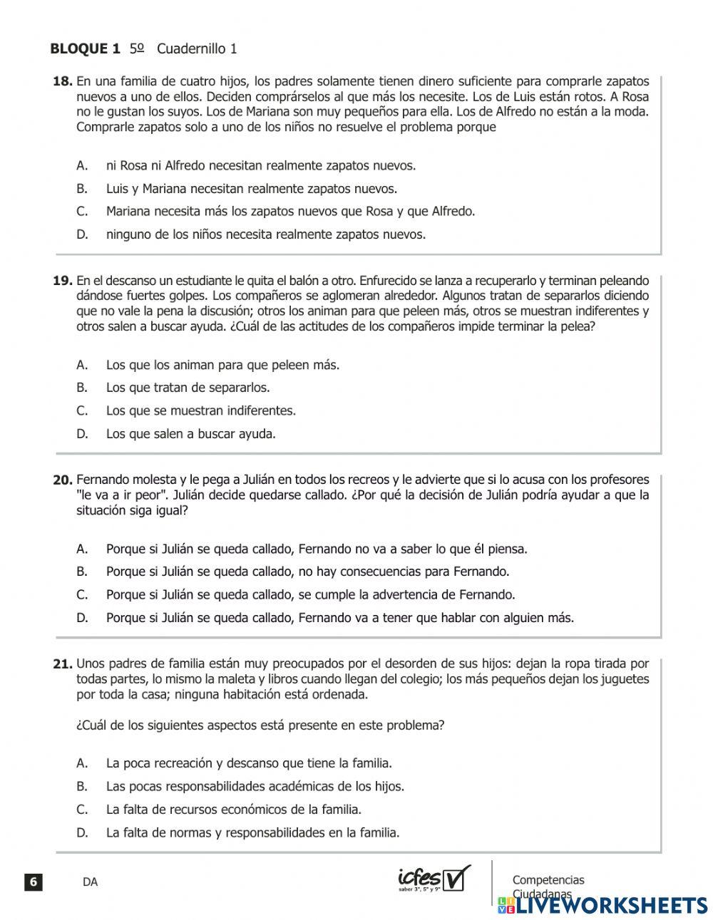 Prueba saber Sociales 201251p