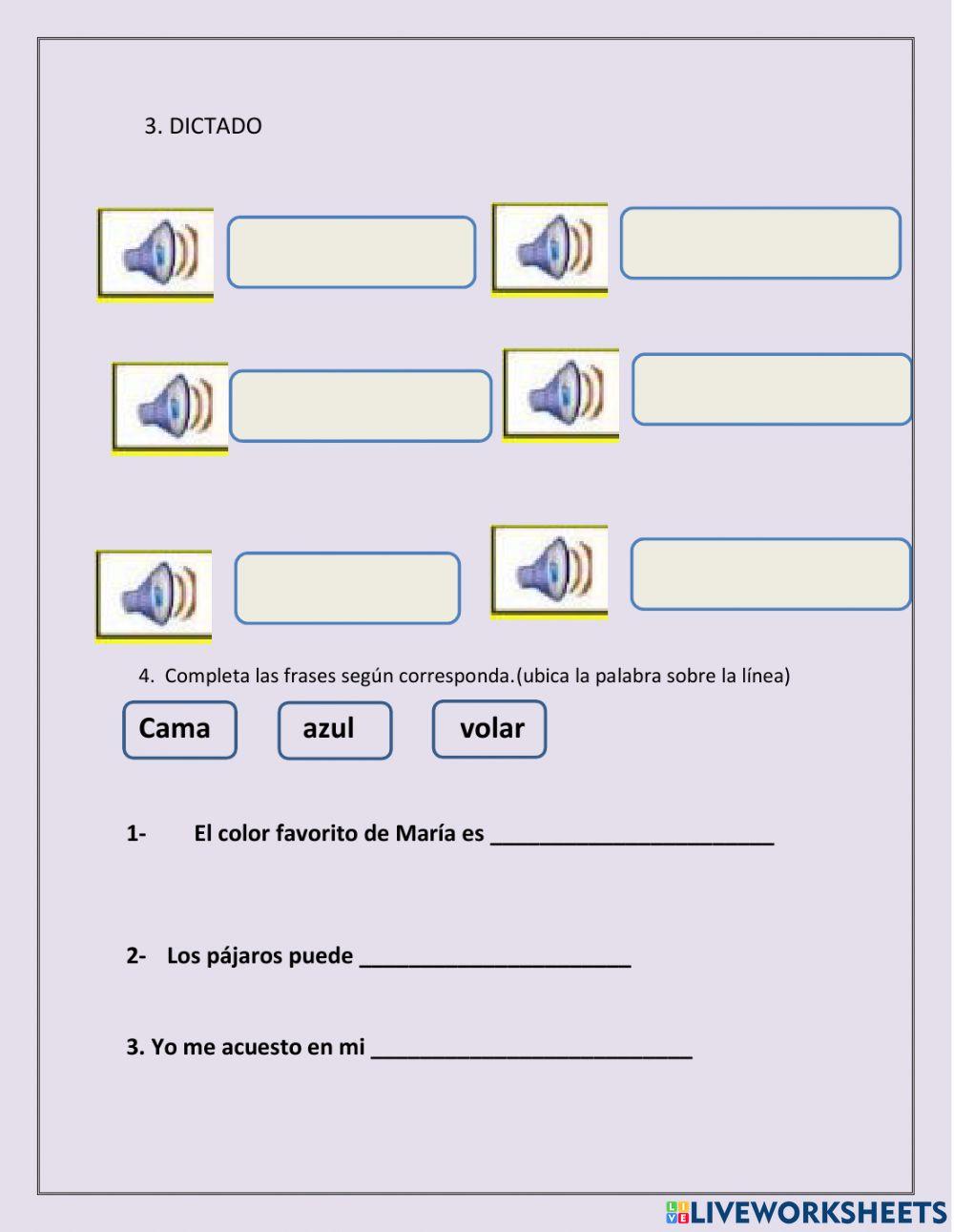 Lectoescritura transición
