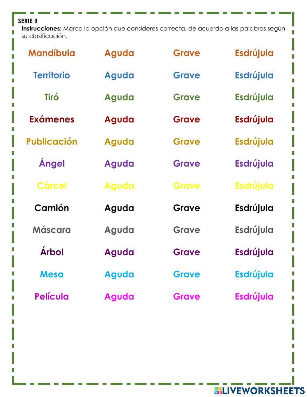 Evaluación - Comunicación y lenguaje - 1