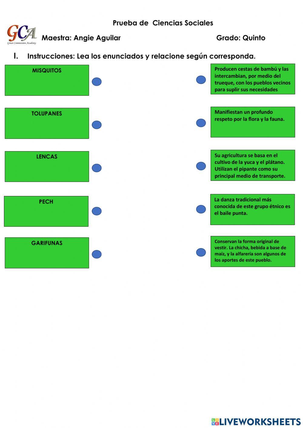 Prueba de CCSS  2 5TO (IV P)
