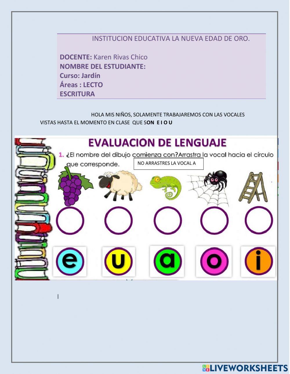 Lectoescritura Jardin