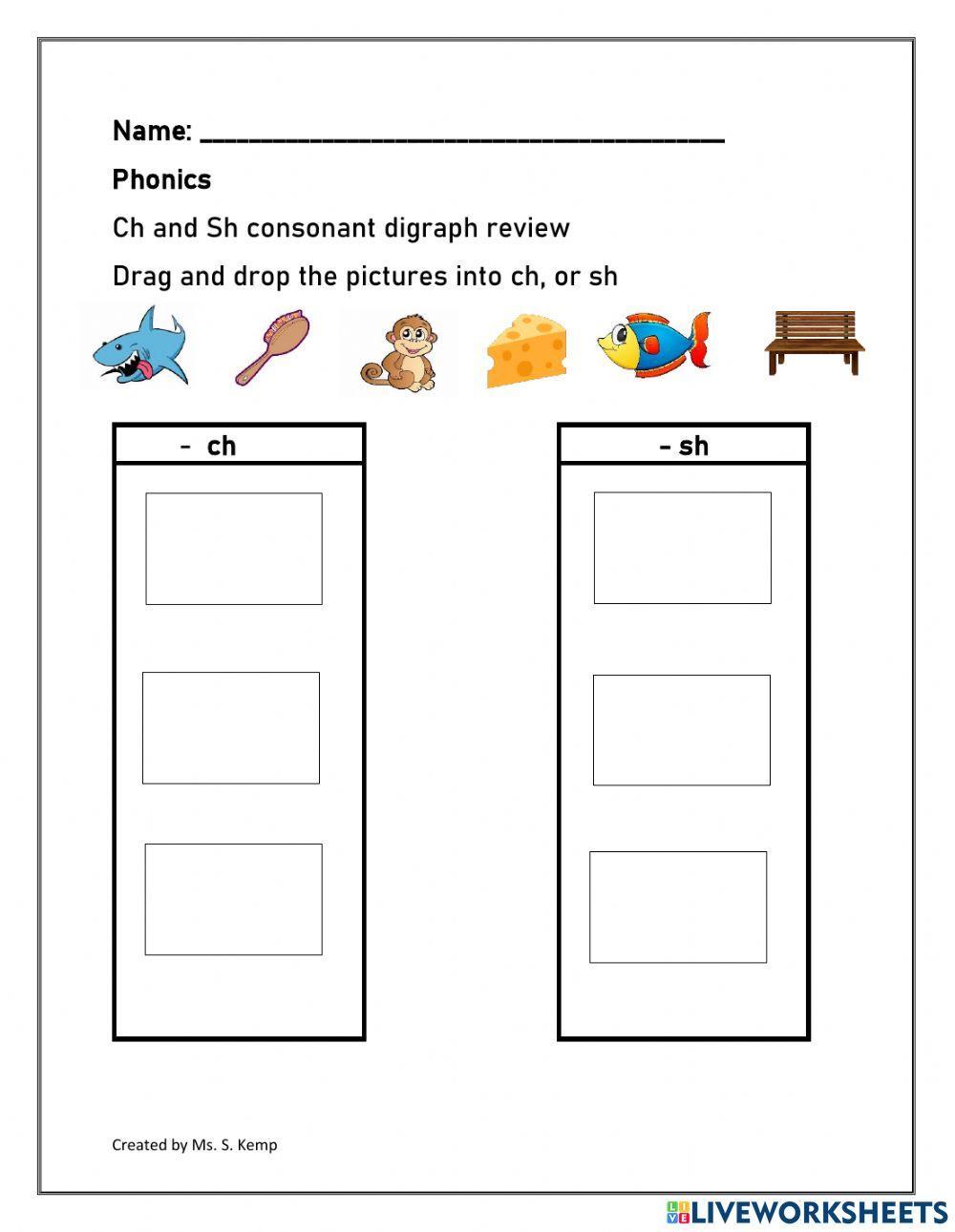 Ch and Sh digraph review