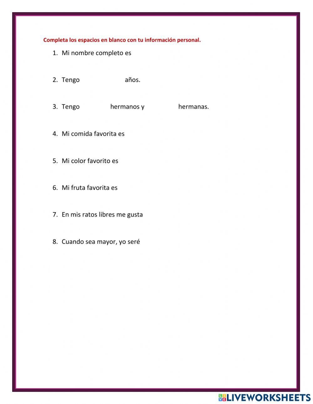 Conocimendo mi familia