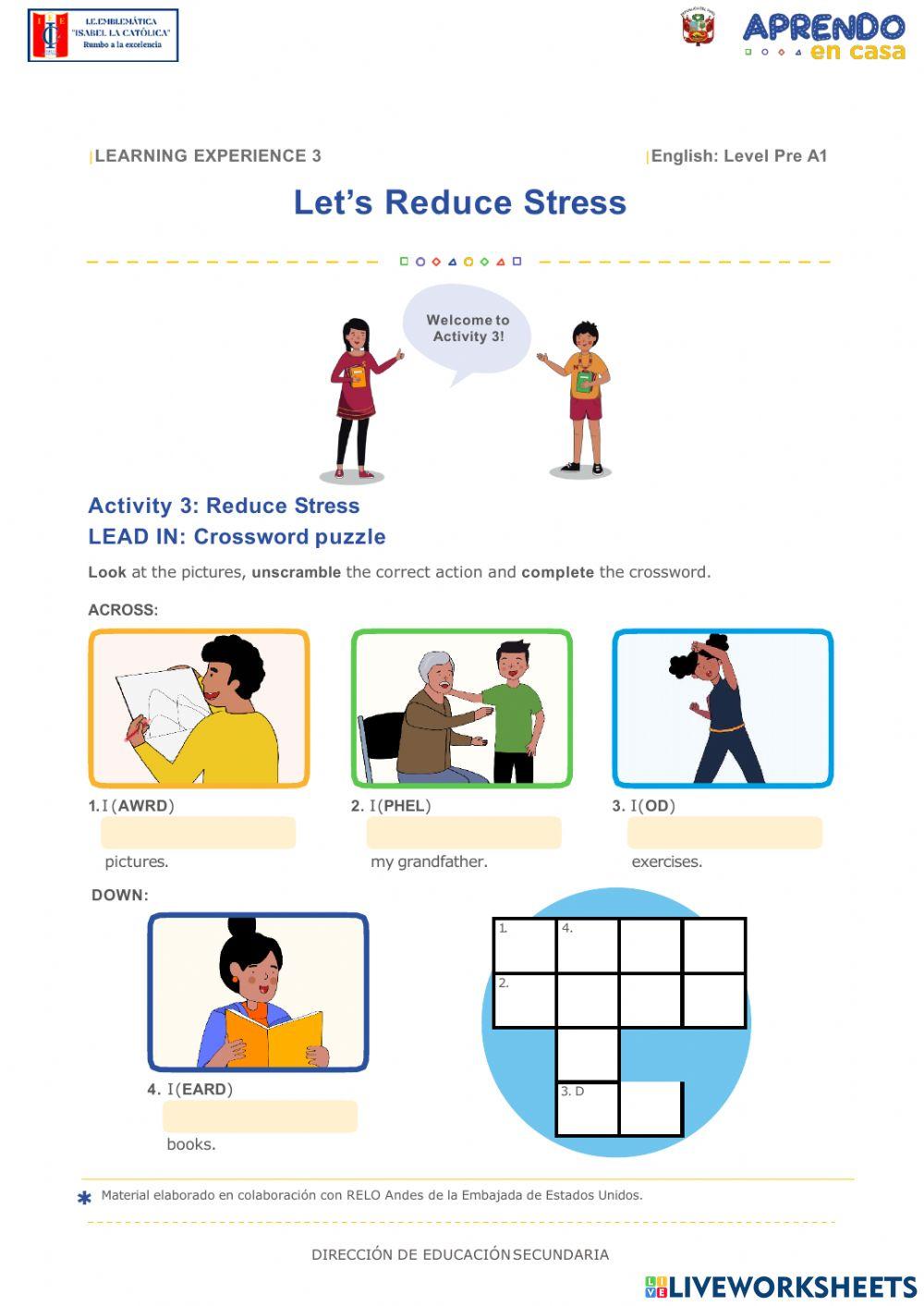Let s reduce stress