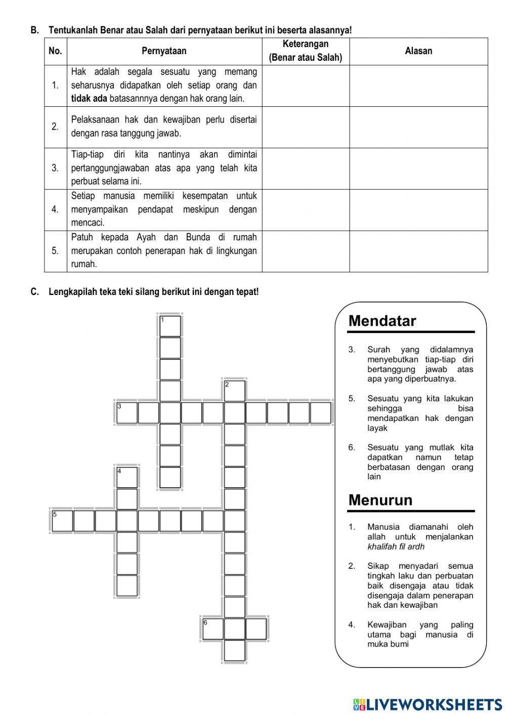 PH 3 PPKn- Hak, Kewajiban, dan Tanggung Jawab