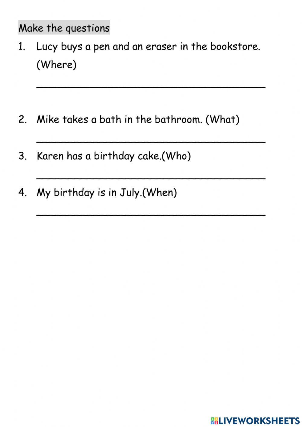 Has to-want to-like to-like-want-has-wh-questions