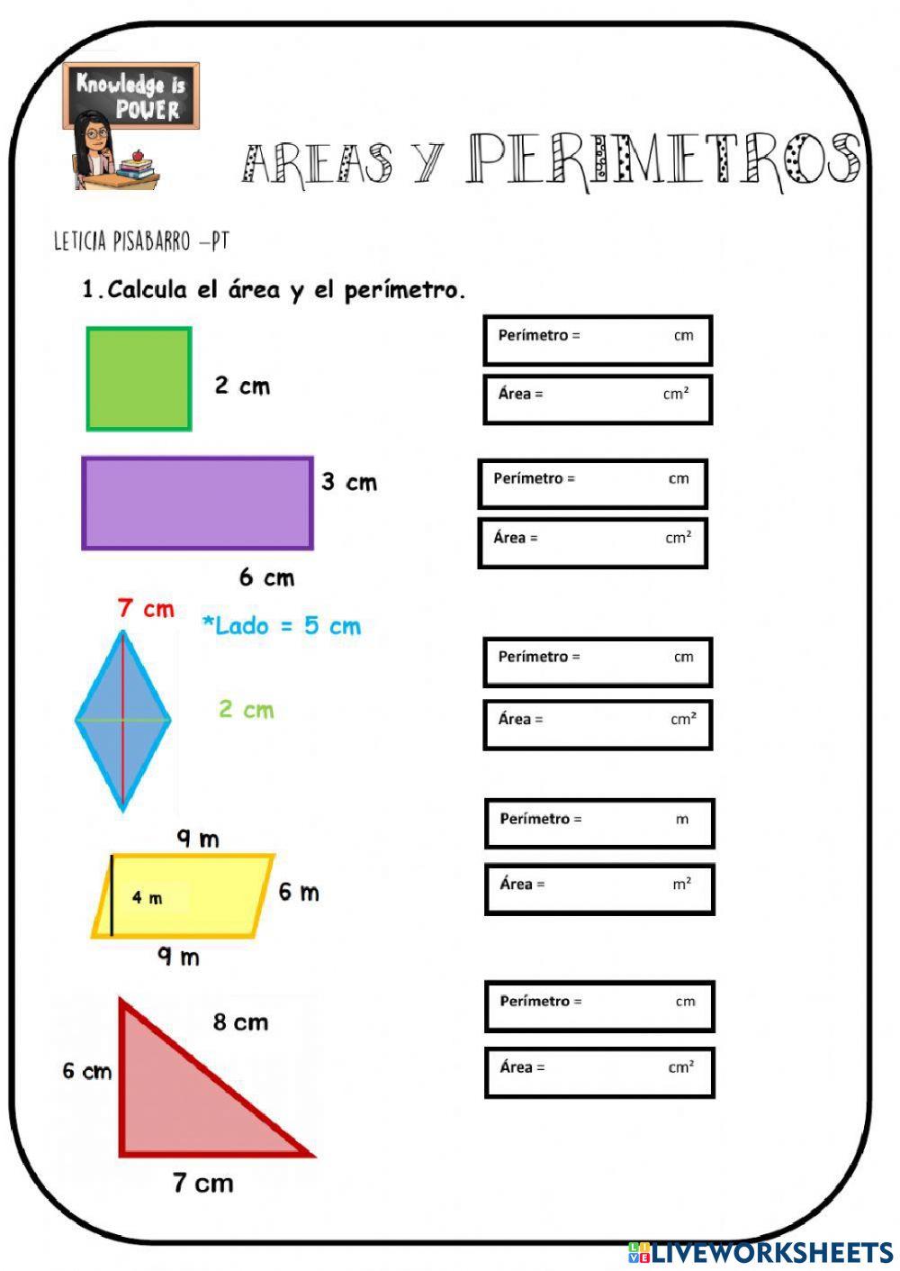 Areas y perimetros fq