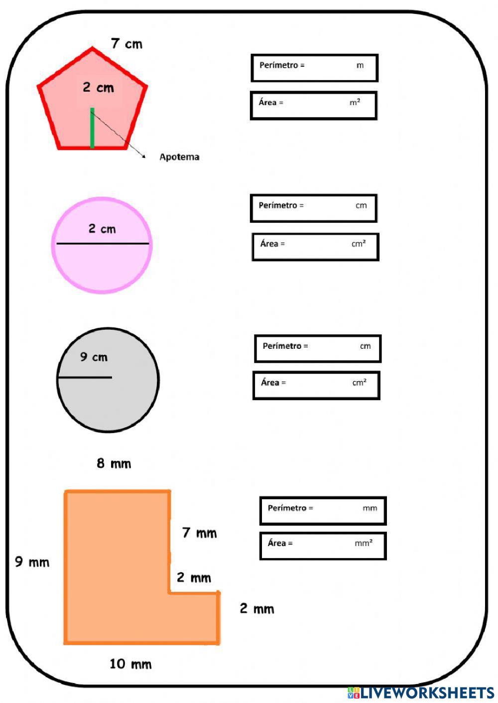 Areas y perimetros fq
