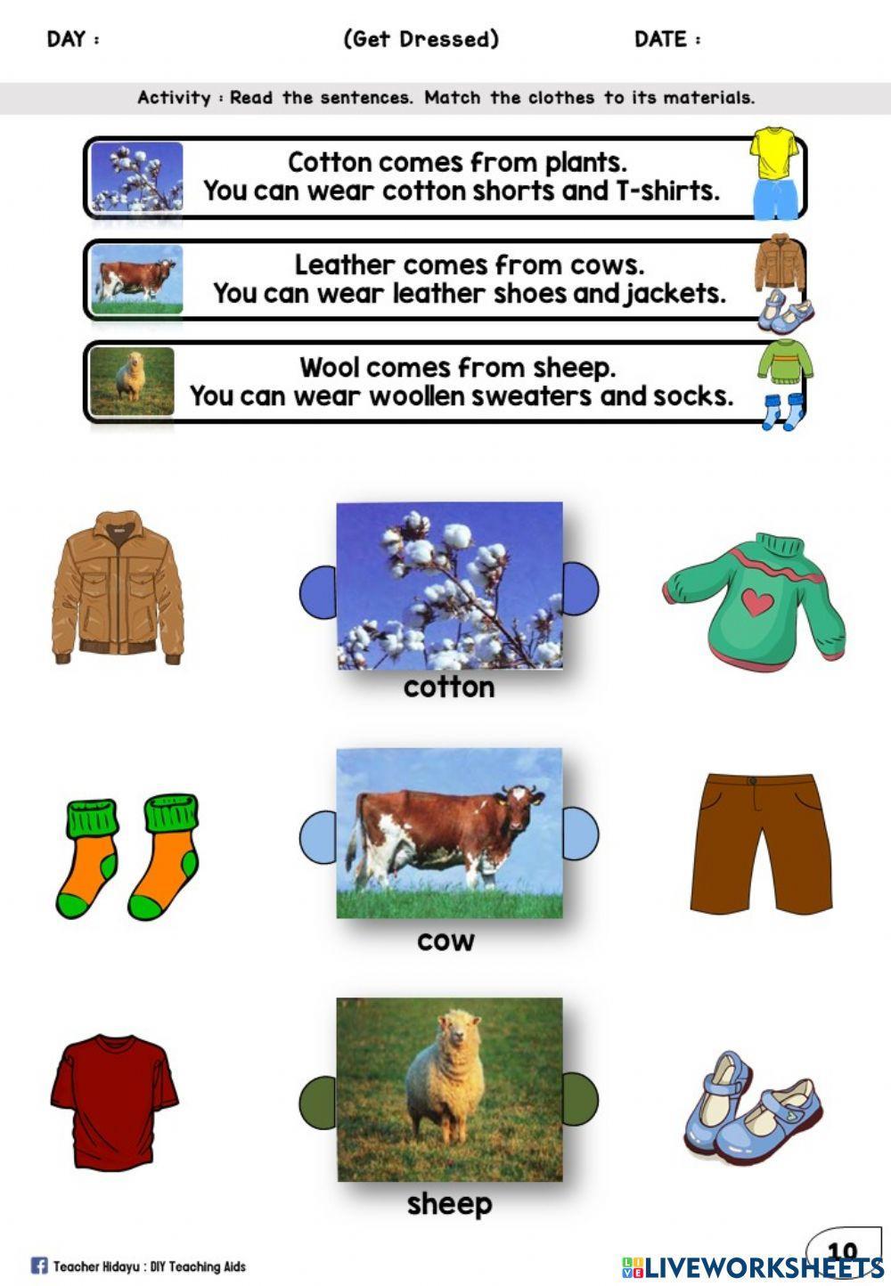 Get Dressed Year 2 (Look, read and match)