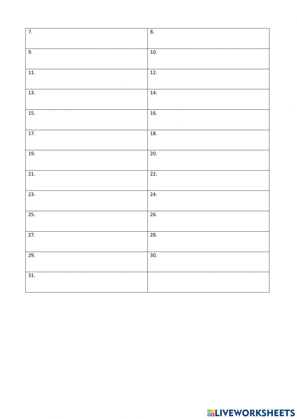 4 lexikoa: nola irudietan i