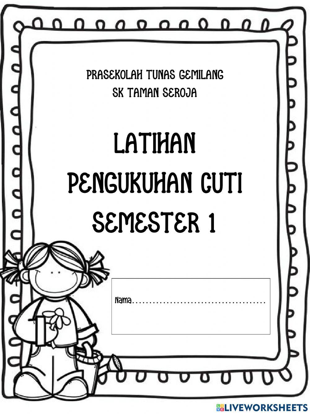 Latihan pengukuhan prasekolah
