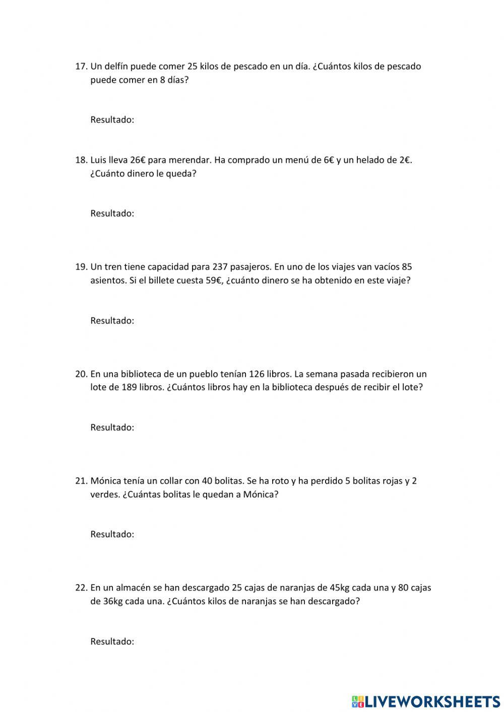 Problemas matemáticos