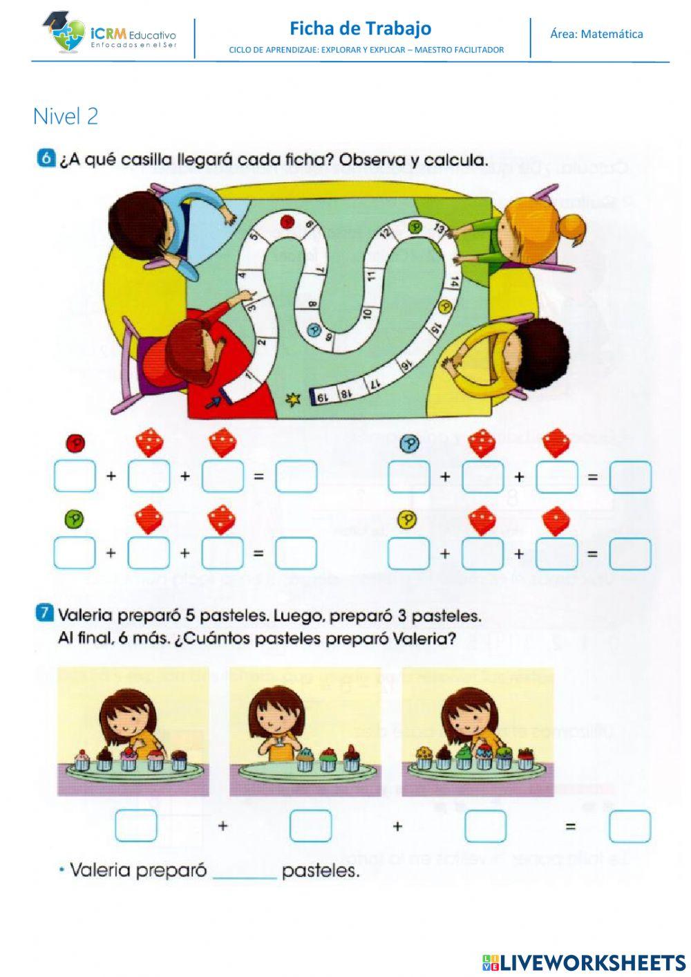 Sumas con tres cifras