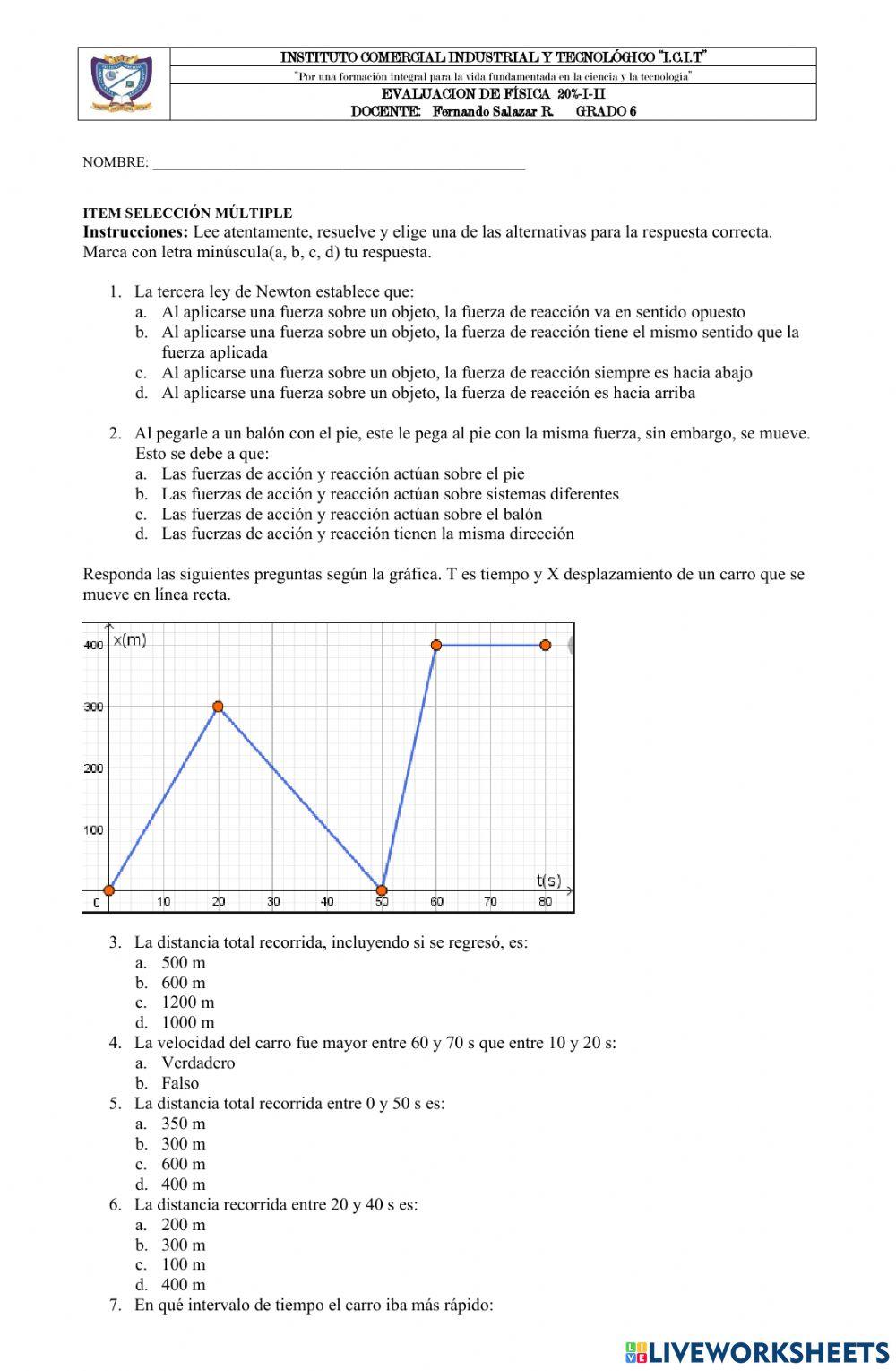 Examen Física 6 20-I-II