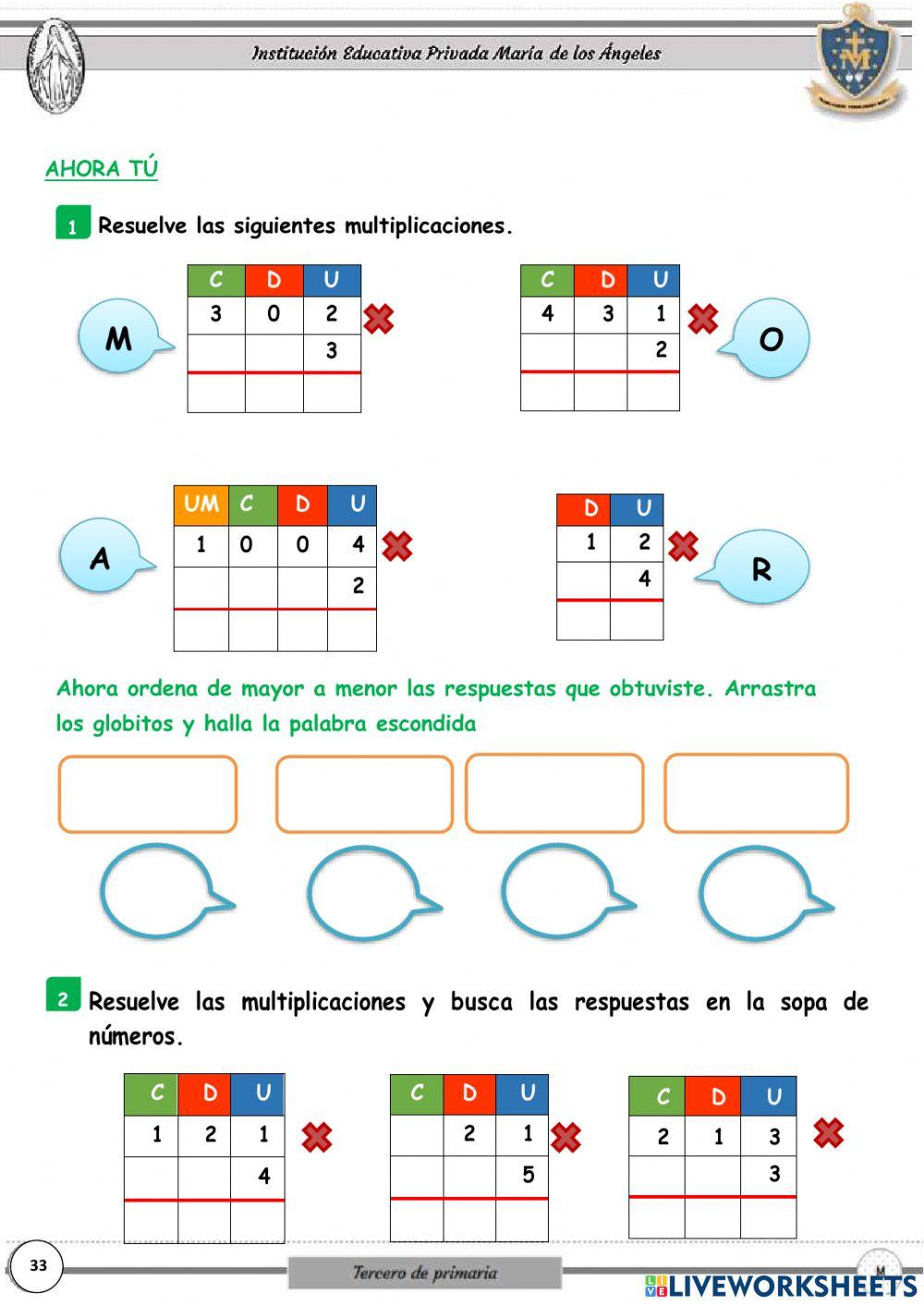 Multiplicación