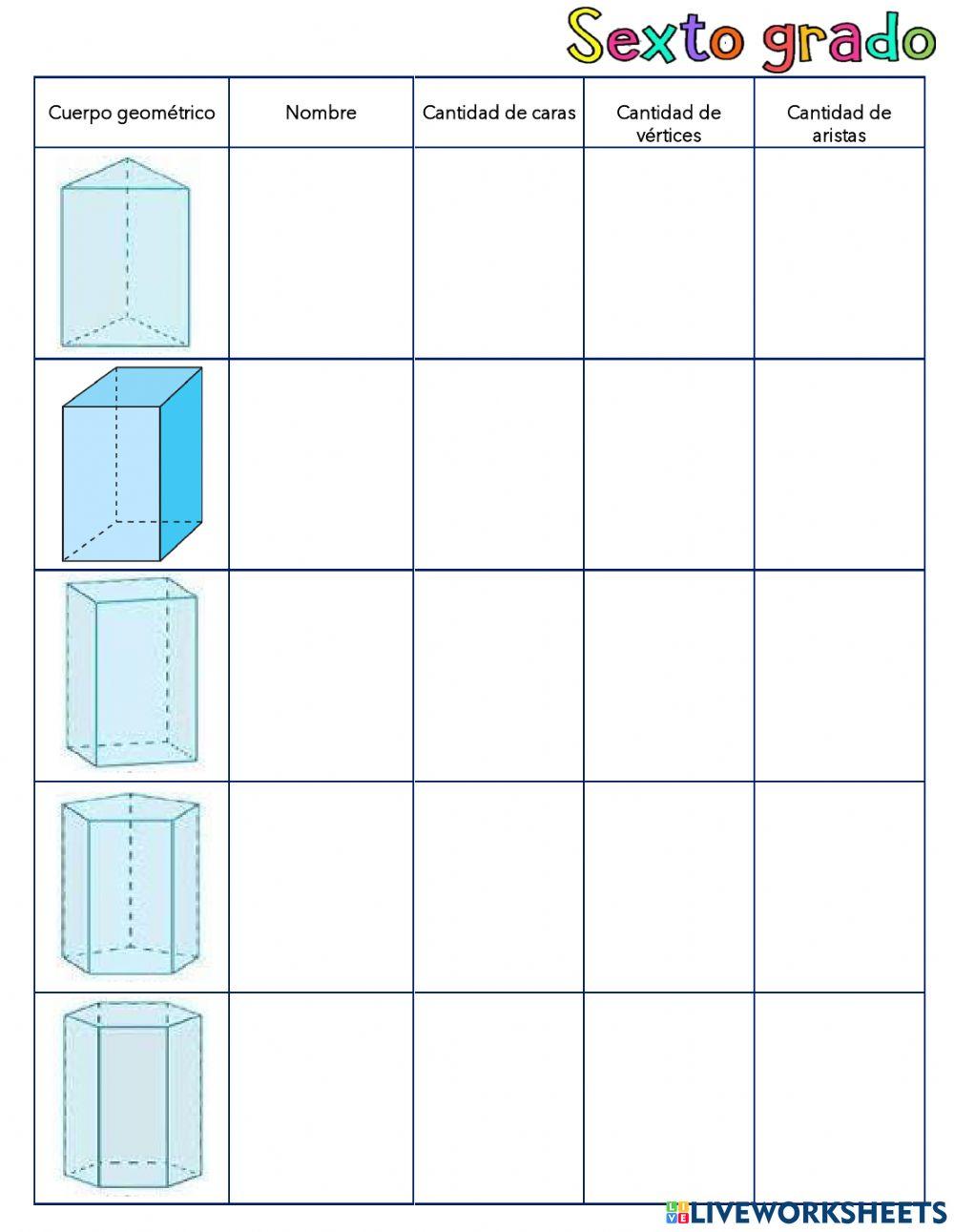 Cuerpos geométricos