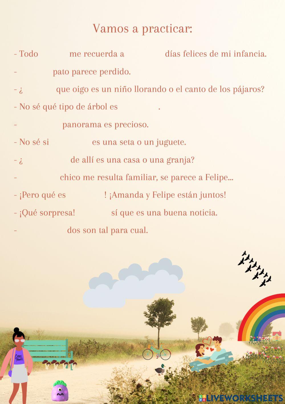 Los demostrativos neutros