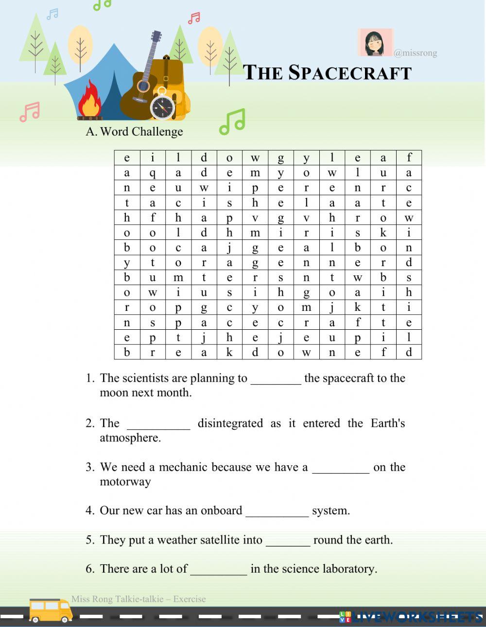English Vocabulary interactive worksheet for Grade 4 | Live Worksheets