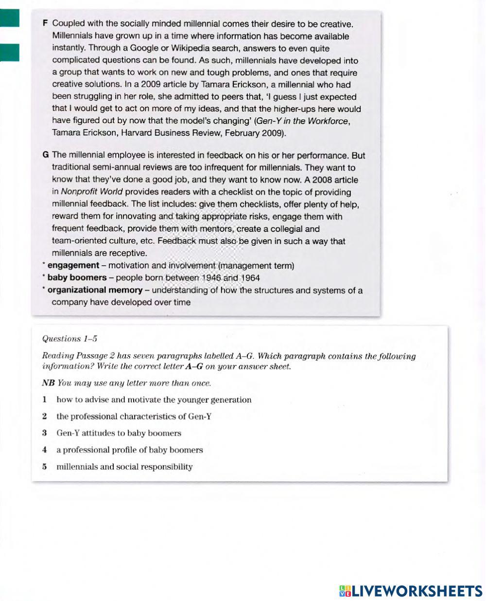 Reading Test - IELTS