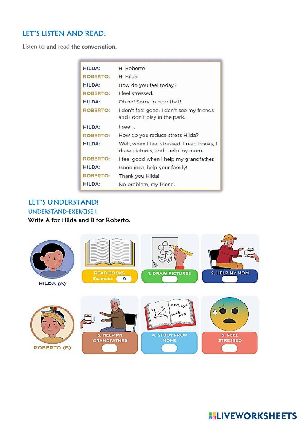 Let’s Reduce Stress-A1-Exp 3 - Activity 3