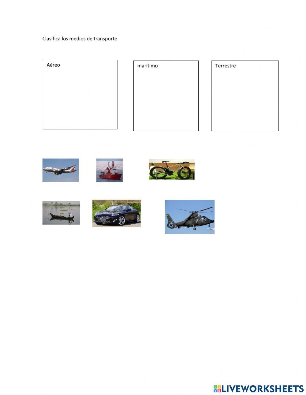 Medios de transporte