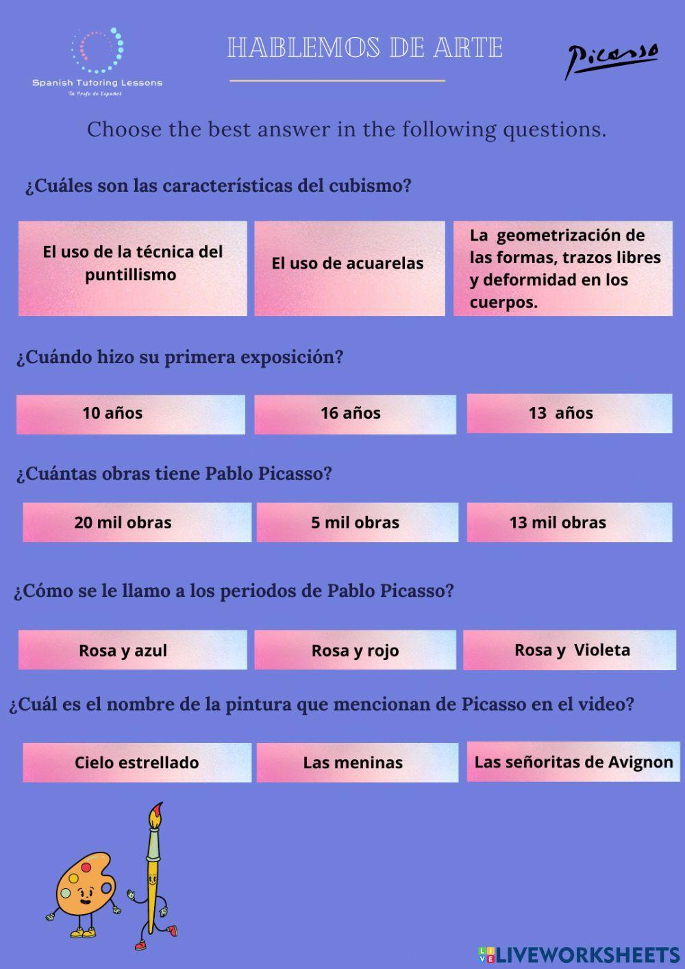 Hablemos de arte (Pablo Picasso)