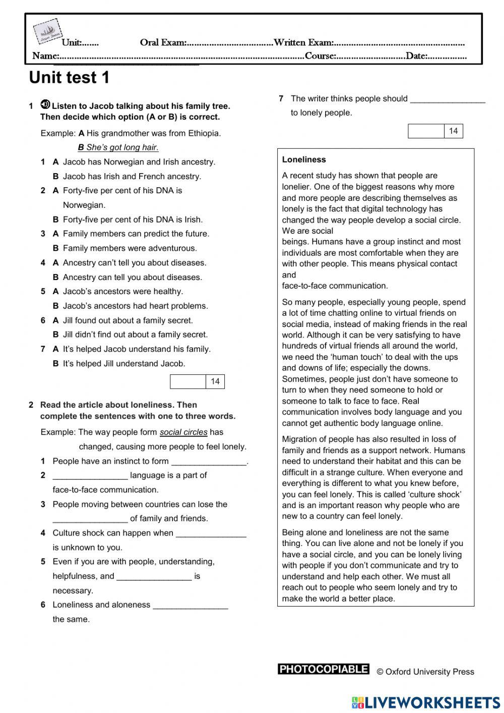 Project explore free interactive worksheets 6626376
