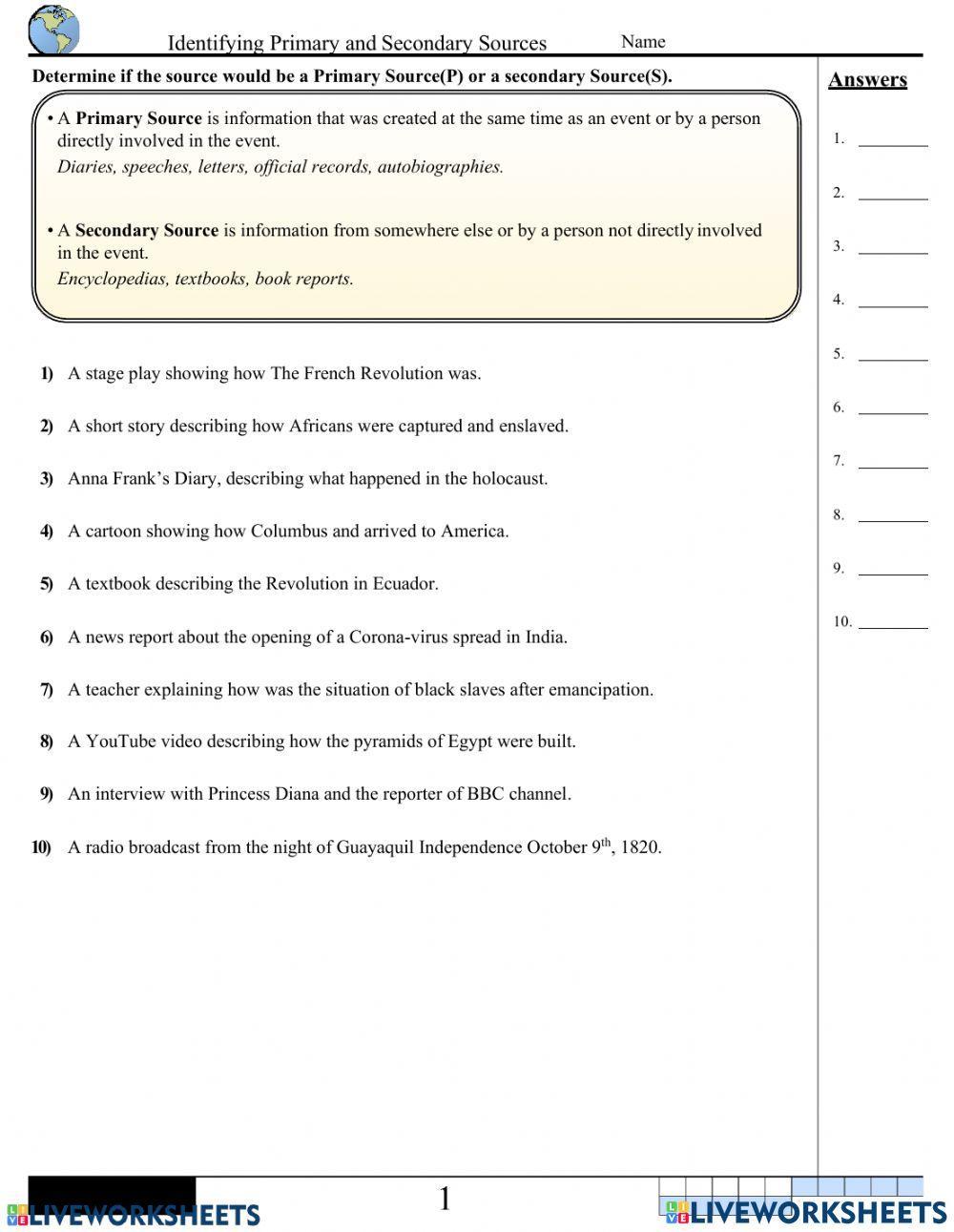 primary-and-secondary-sources-interactive-worksheet-live-worksheets