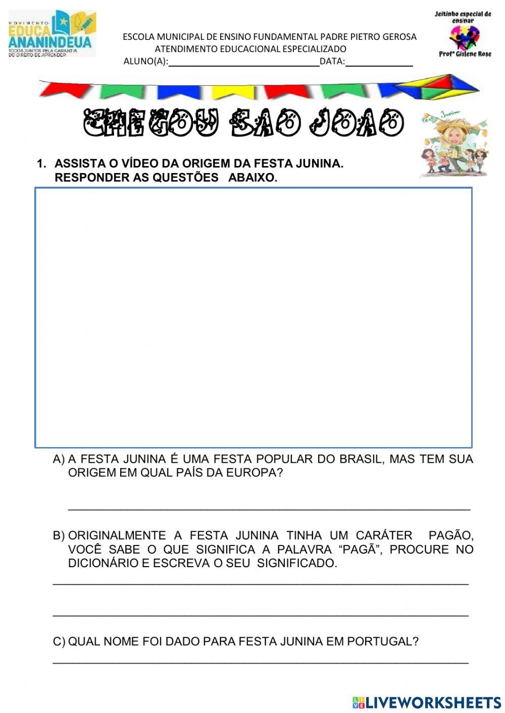 Festa junina origem e simbologia