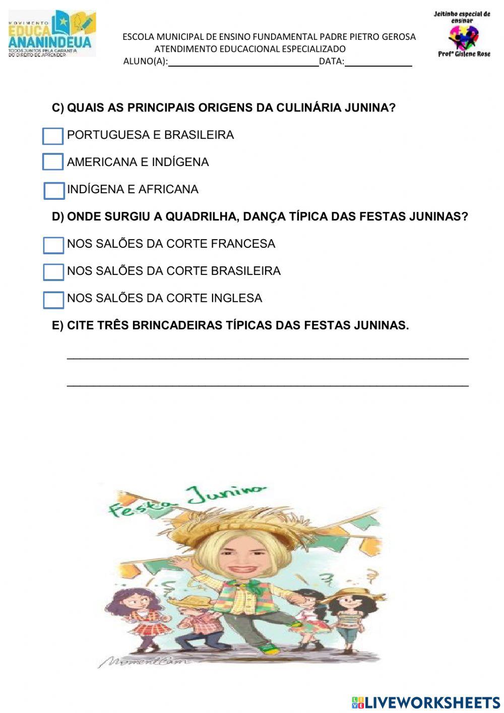 Festa junina origem e simbologia