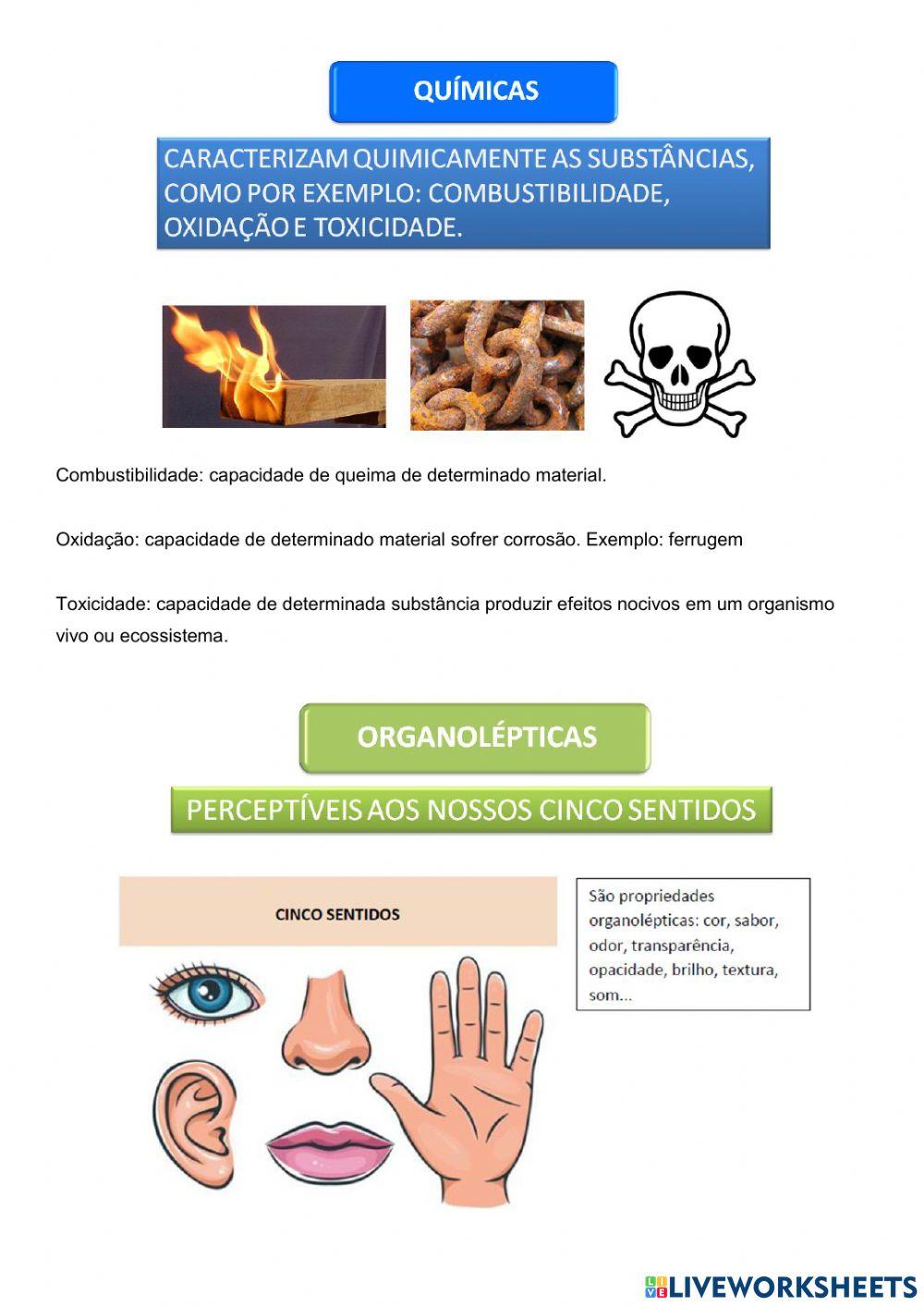 Propriedades da matéria