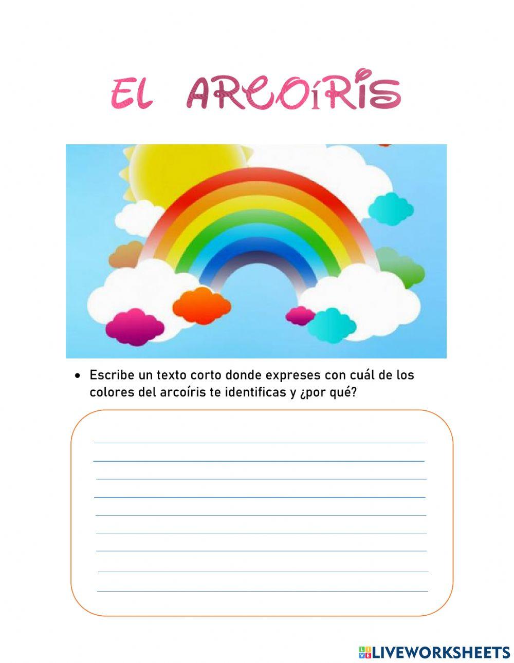 El arcoíris, actividad final