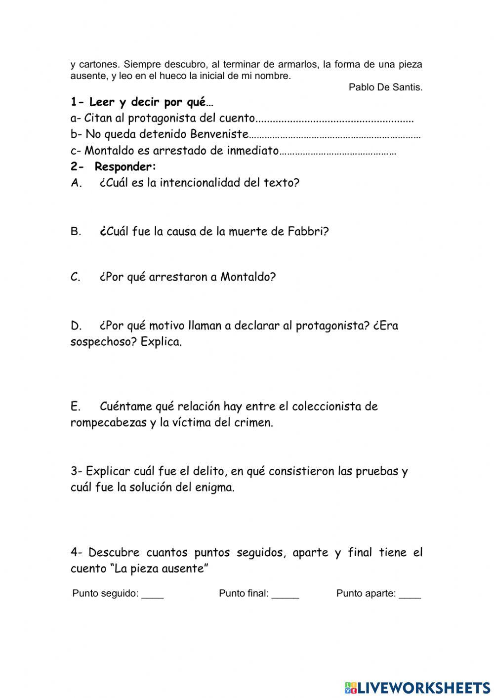 Cierre de la historieta