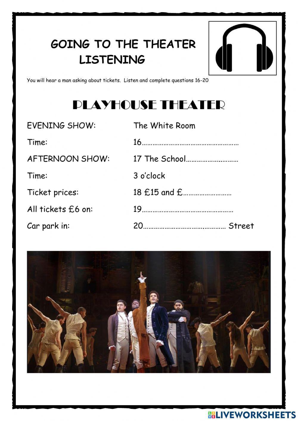 Playhouse Theater KET LIstening