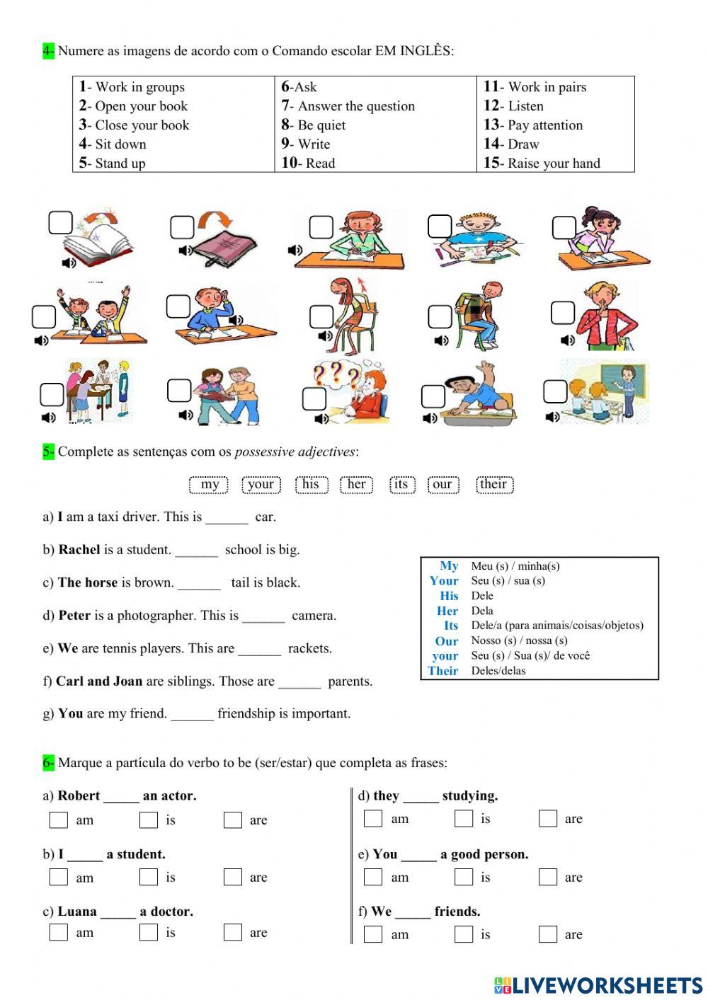 6° ano - INGLÊS - REVISÃO 2° BIMESTRE- 10-06-21-